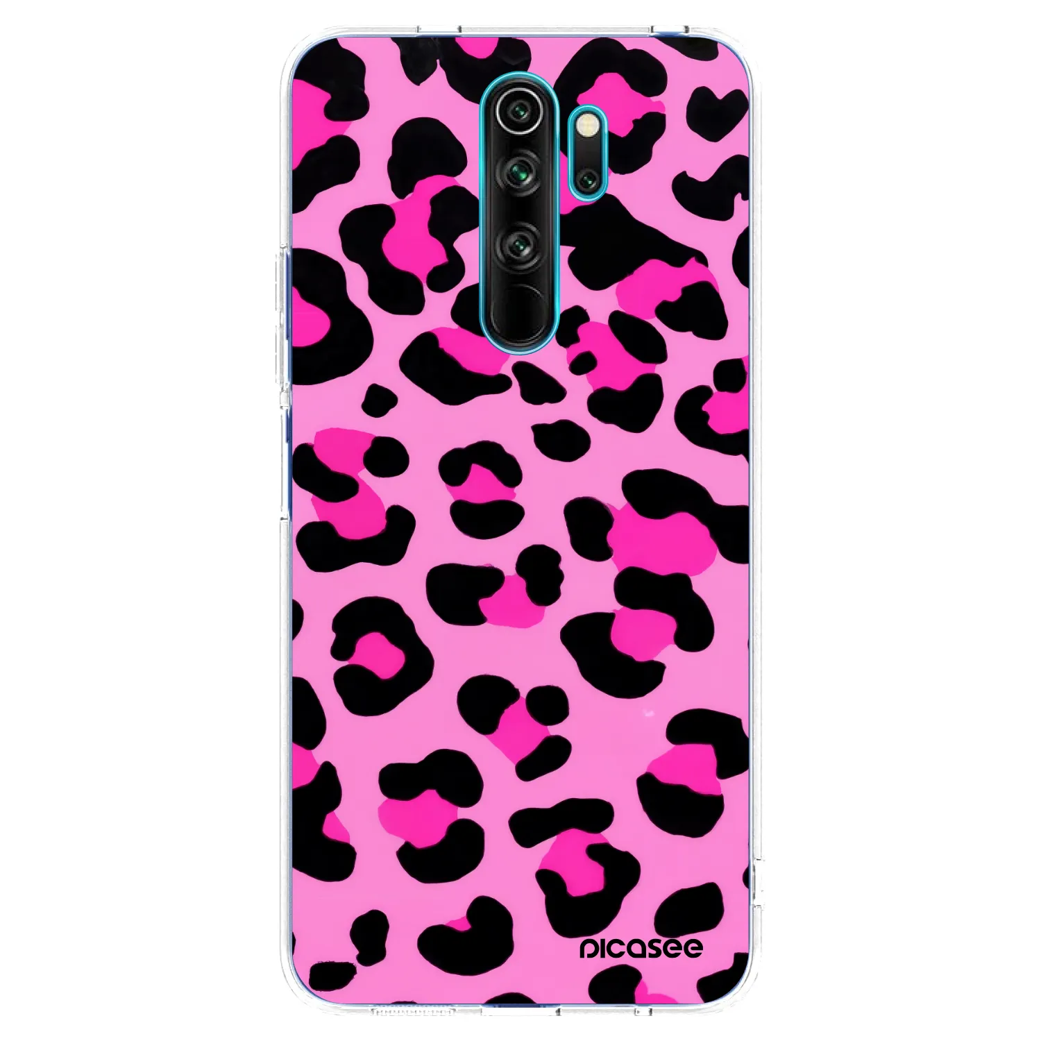 Picasee Xiaomi Redmi Note 8 Pro Hülle - Transparentes Silikon - Pink Tiger