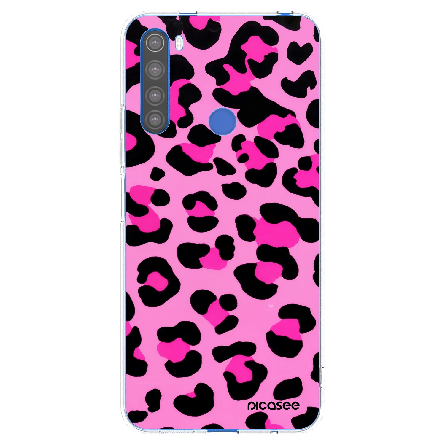 Picasee Xiaomi Redmi Note 8T Hülle - Transparentes Silikon - Pink Tiger