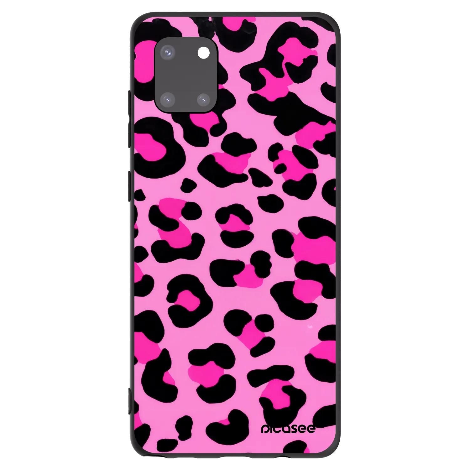 Picasee Samsung Galaxy Note 10 Lite N770F Hülle - Schwarzes Silikon - Pink Tiger