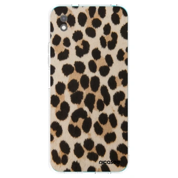 Picasee Xiaomi Redmi 9A Hülle - Schwarzes Silikon - Brown Tiger