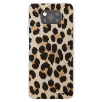 Picasee Xiaomi Poco X3 Hülle - Schwarzes Silikon - Brown Tiger
