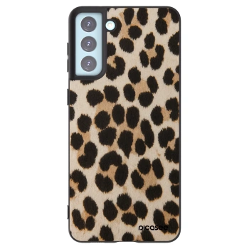 Picasee Samsung Galaxy S21+ 5G G996F Hülle - Schwarzes Silikon - Brown Tiger