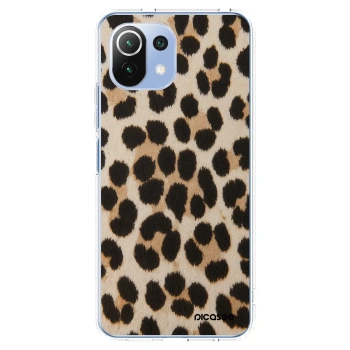 Picasee Xiaomi Mi 11 Lite Hülle - Transparentes Silikon - Brown Tiger