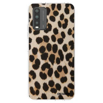 Picasee Xiaomi Redmi 9T Hülle - Schwarzes Silikon - Brown Tiger