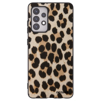 Picasee Samsung Galaxy A52s 5G A528B Hülle - Schwarzes Silikon - Brown Tiger