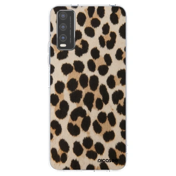 Picasee Vivo Y20s Hülle - Transparentes Silikon - Brown Tiger