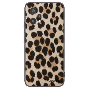 Picasee Realme 9 Pro 5G Hülle - Schwarzes Silikon - Brown Tiger