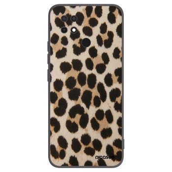 Picasee Xiaomi Redmi 10C Hülle - Schwarzes Silikon - Brown Tiger