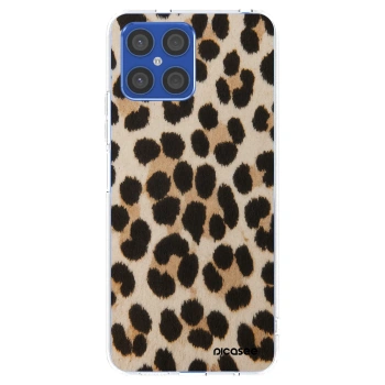Picasee Honor X8 4G Hülle - Transparentes Silikon - Brown Tiger