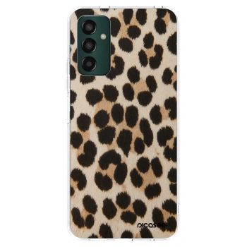 Picasee Samsung Galaxy M13 M135F Hülle - Transparentes Silikon - Brown Tiger
