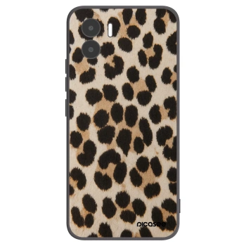 Picasee Xiaomi Redmi A1 Hülle - Schwarzes Silikon - Brown Tiger