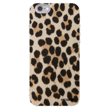 Picasee Apple iPhone 6/6S Hülle - Transparentes Silikon - Brown Tiger