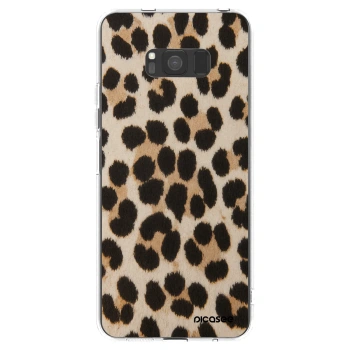 Picasee Samsung Galaxy S8 G950F Hülle - Transparentes Silikon - Brown Tiger