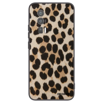 Picasee Xiaomi Poco F5 Pro 5G Hülle - Schwarzes Silikon - Brown Tiger