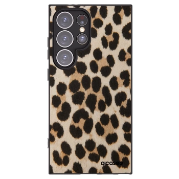 Picasee Samsung Galaxy S24 Ultra S928B 5G Hülle - Schwarzes Silikon - Brown Tiger