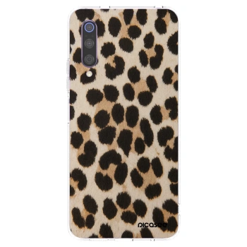 Picasee Xiaomi Mi 9 Hülle - Transparentes Silikon - Brown Tiger