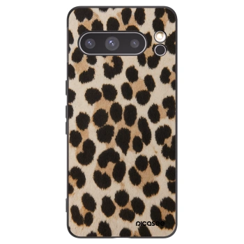 Picasee Google Pixel 8 Pro Hülle - Schwarzes Silikon - Brown Tiger