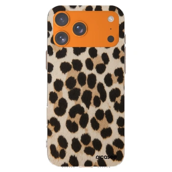 Picasee Apple iPhone 17 Pro Max Hülle - Transparentes Silikon - Brown Tiger
