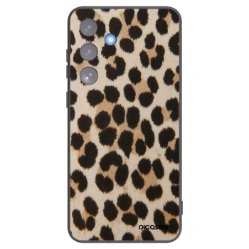 Picasee Samsung Galaxy S25 FE 5G Hülle - Schwarzes Silikon - Brown Tiger