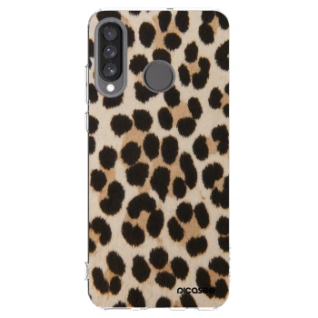 Picasee Huawei P30 Lite Hülle - Transparentes Silikon - Brown Tiger