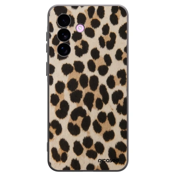 Picasee Samsung Galaxy A57 5G Hülle - Schwarzes Silikon - Brown Tiger