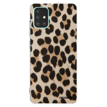 Picasee Samsung Galaxy A51 A515F Hülle - Transparentes Silikon - Brown Tiger