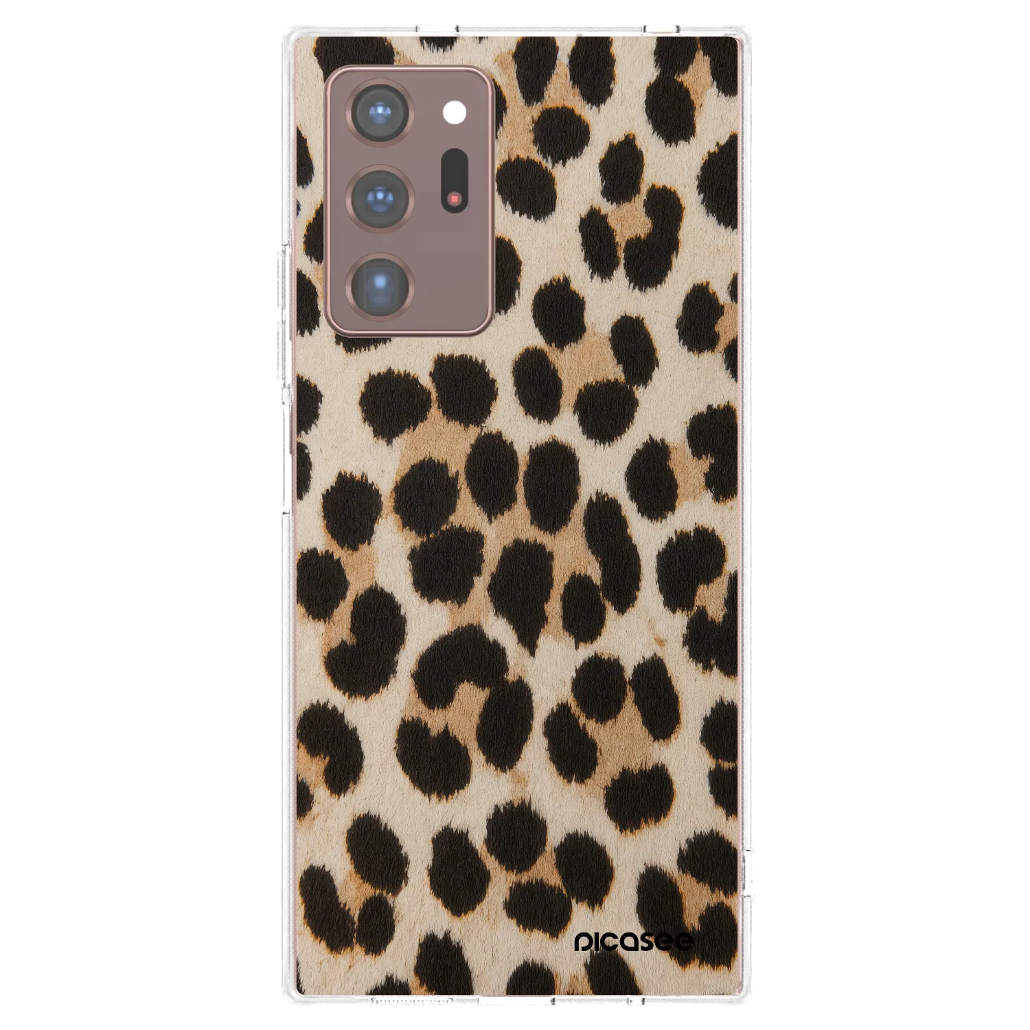 Picasee Samsung Galaxy Note 20 Ultra Hülle - Transparentes Silikon - Brown Tiger