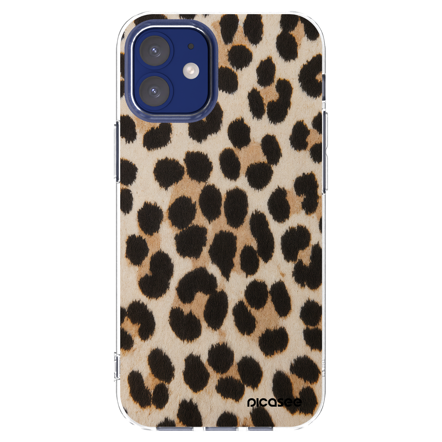Picasee Apple iPhone 12 mini Hülle - Transparentes Silikon - Brown Tiger