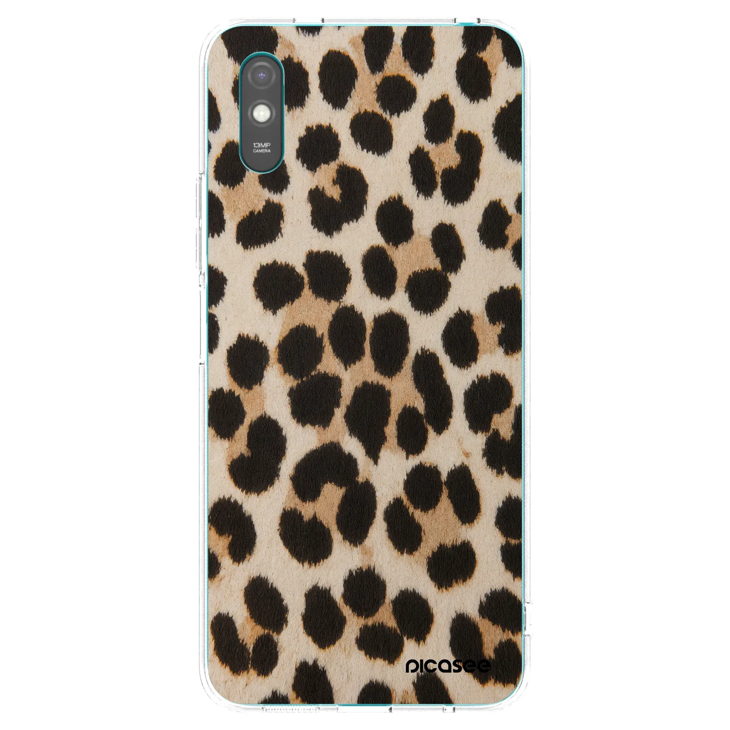 Picasee Xiaomi Redmi 9AT Hülle - Transparentes Silikon - Brown Tiger