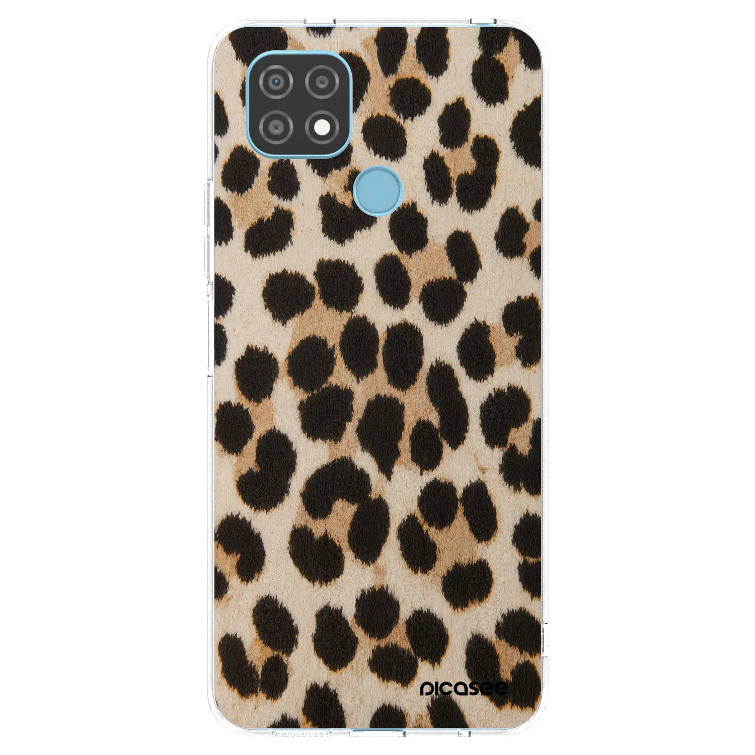 Picasee Realme C21 Hülle - Transparentes Silikon - Brown Tiger