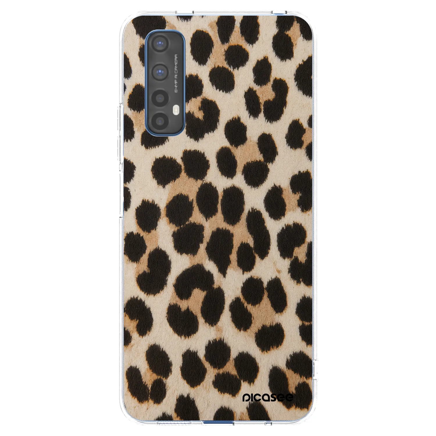Picasee Realme 7 Hülle - Transparentes Silikon - Brown Tiger