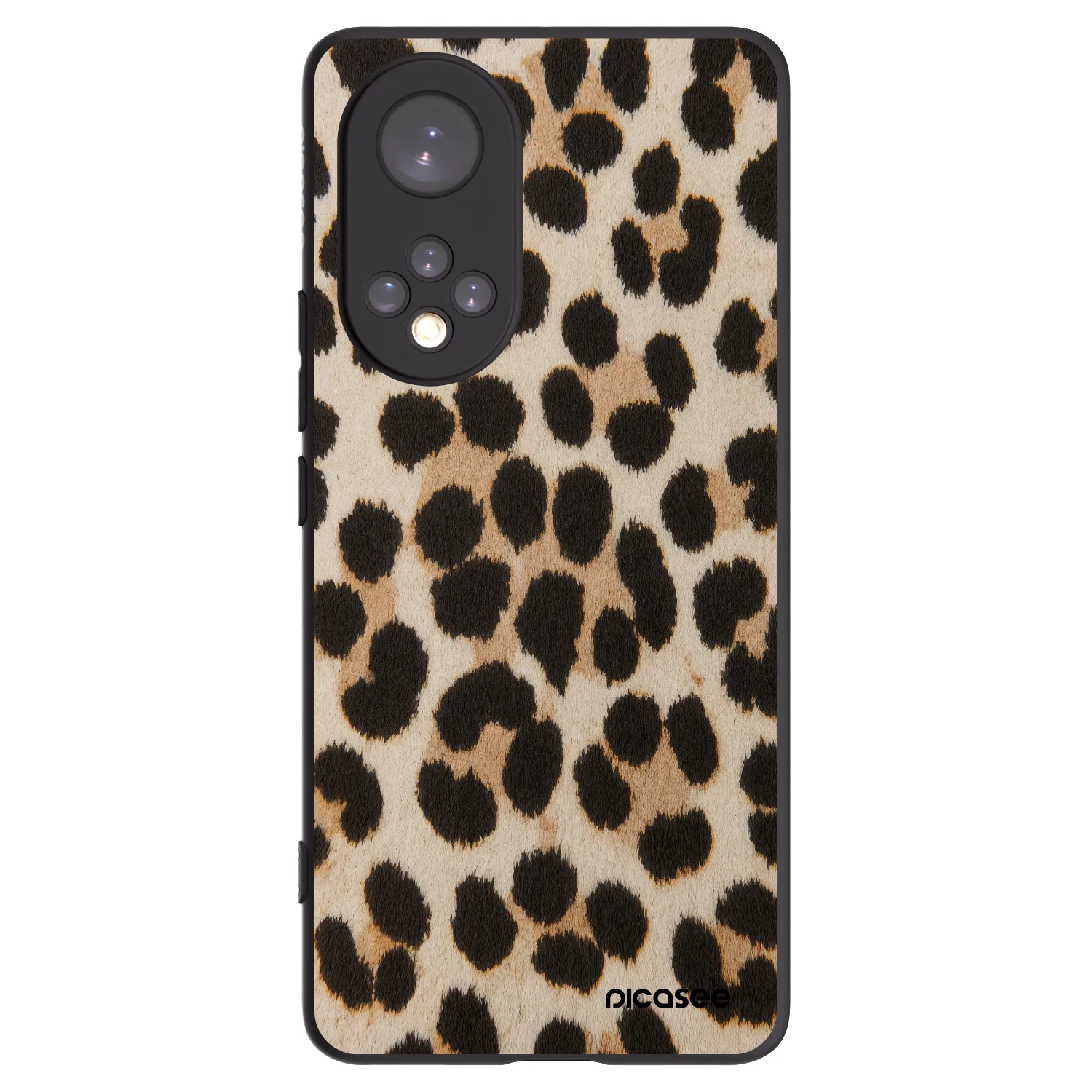 Picasee Huawei Nova 9 Hülle - Schwarzes Silikon - Brown Tiger