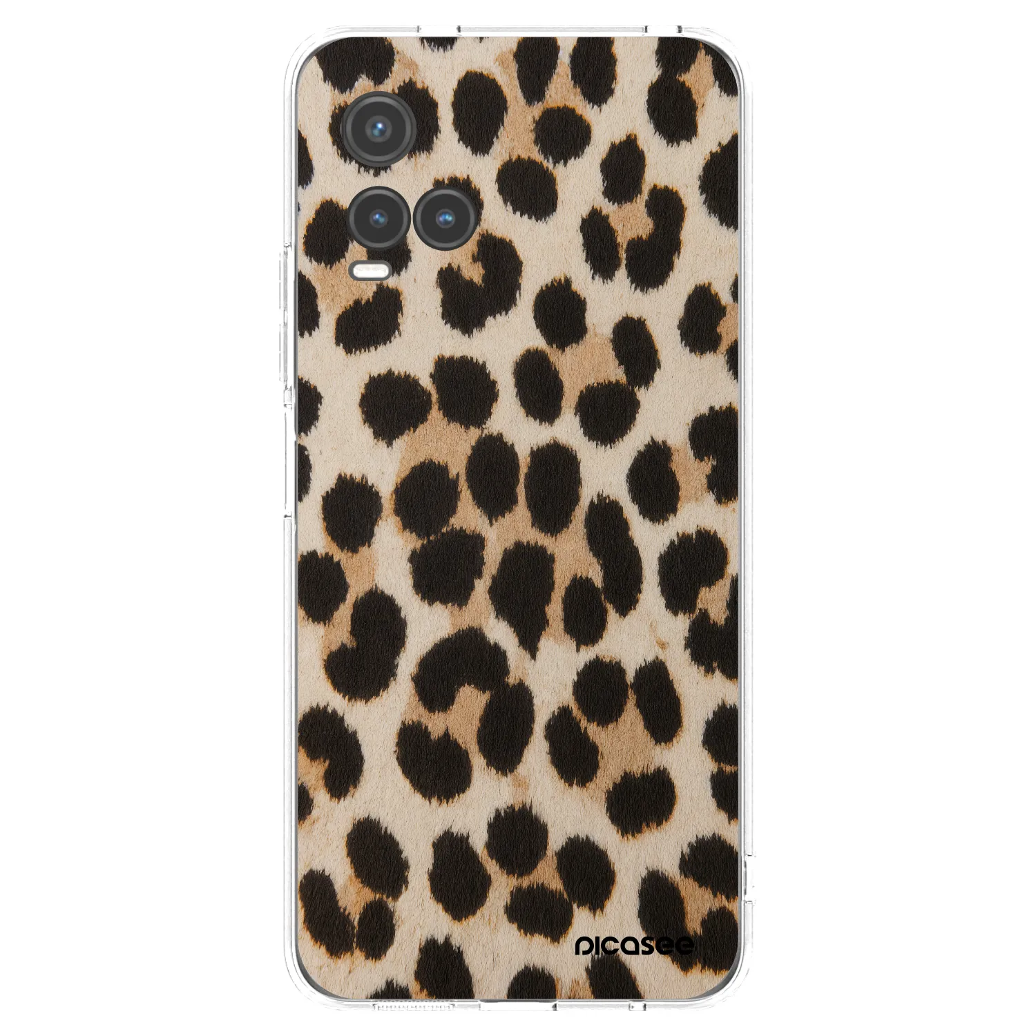 Picasee Vivo Y33s Hülle - Transparentes Silikon - Brown Tiger