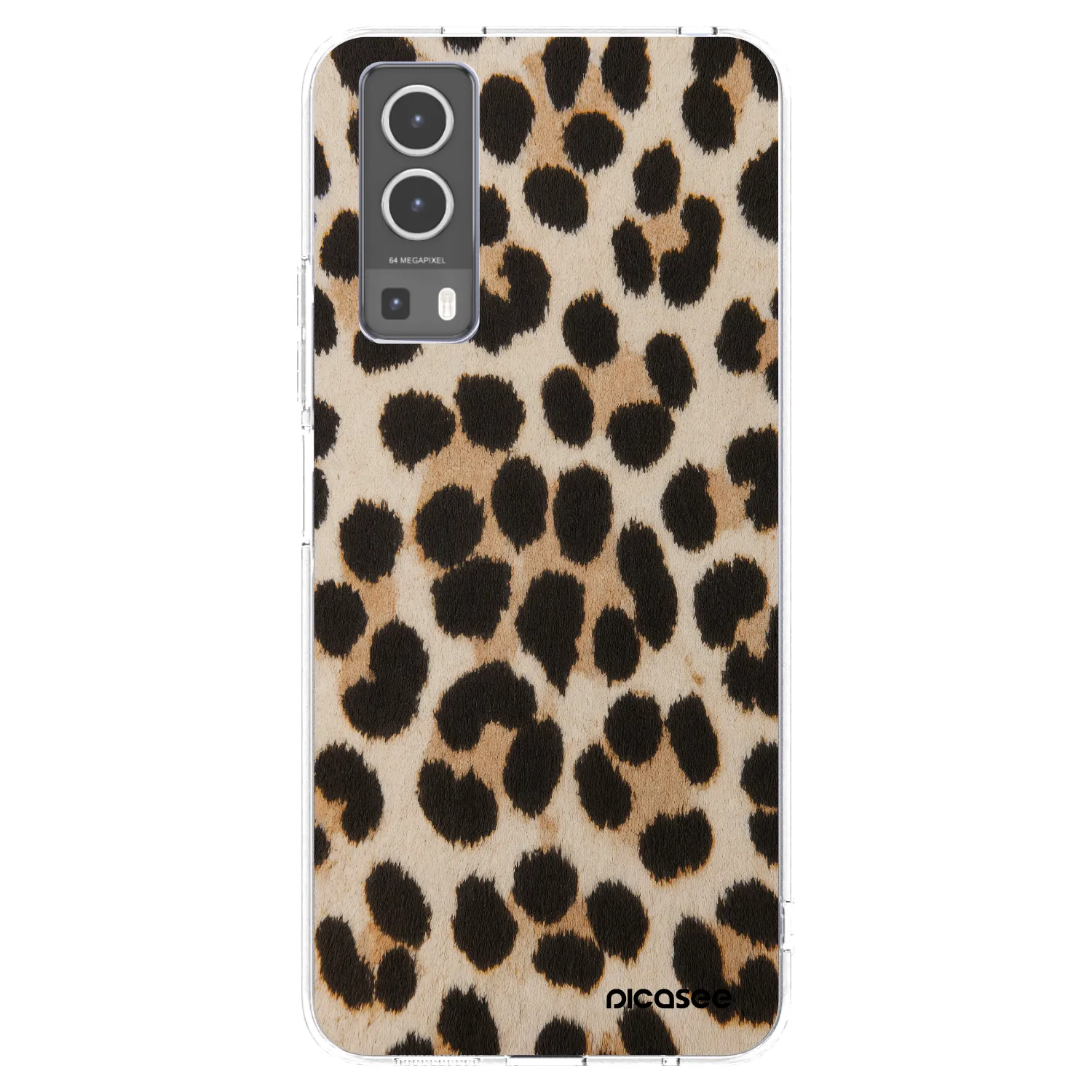 Picasee Vivo Y72 5G Hülle - Transparentes Silikon - Brown Tiger