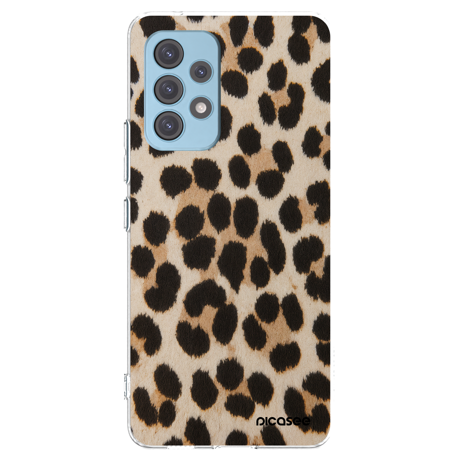 Picasee Samsung Galaxy A53 5G A536 Hülle - Transparentes Silikon - Brown Tiger