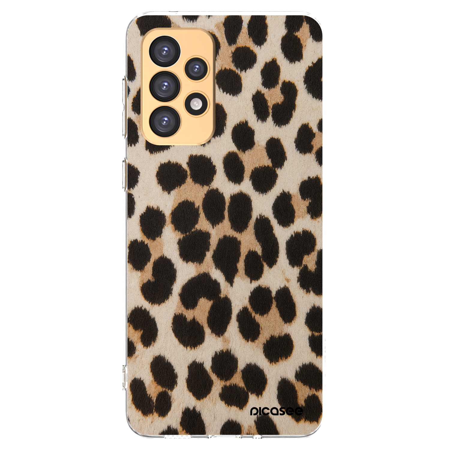 Picasee Samsung Galaxy A33 5G A336 Hülle - Transparentes Silikon - Brown Tiger