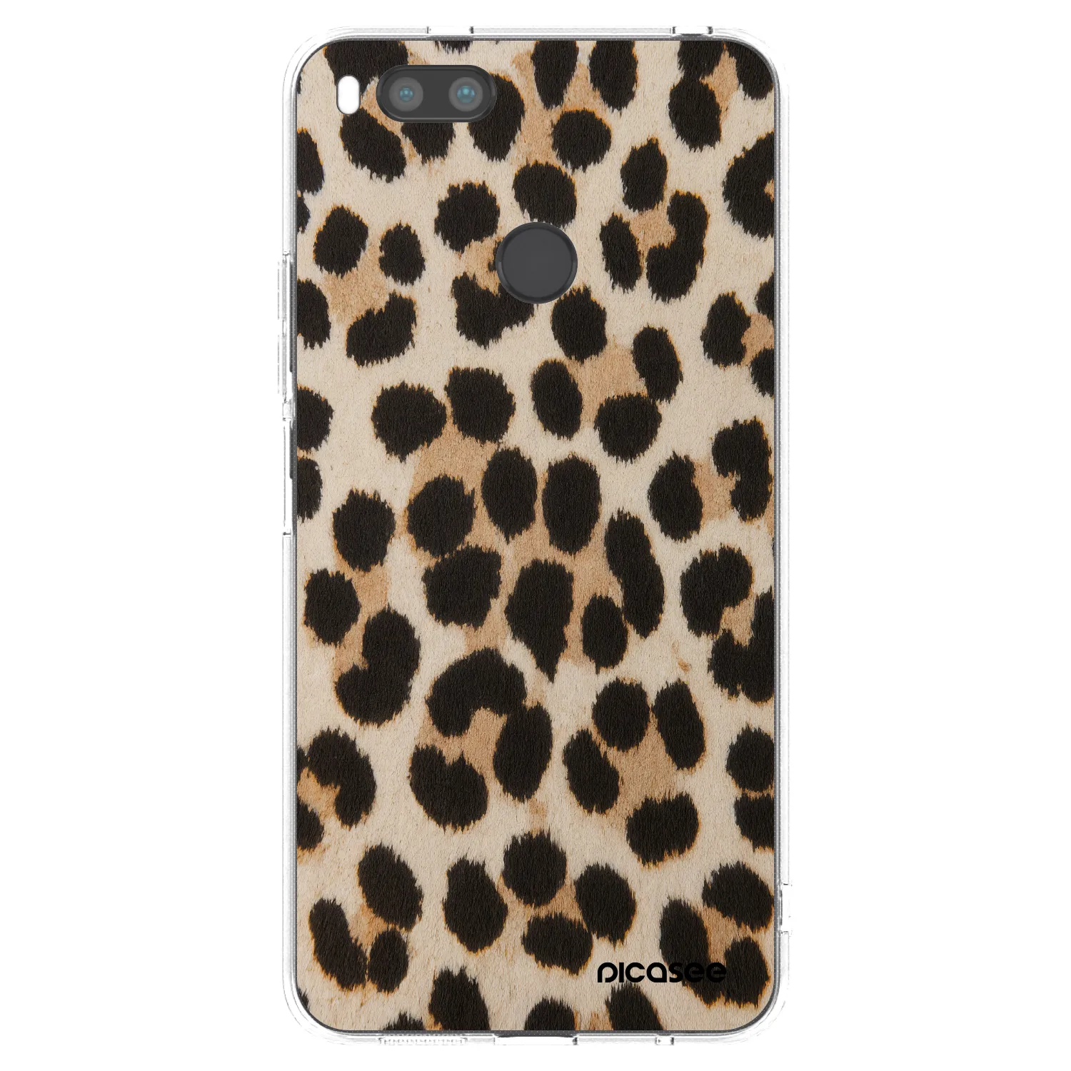 Picasee Xiaomi Redmi A1 Hülle - Transparentes Silikon - Brown Tiger