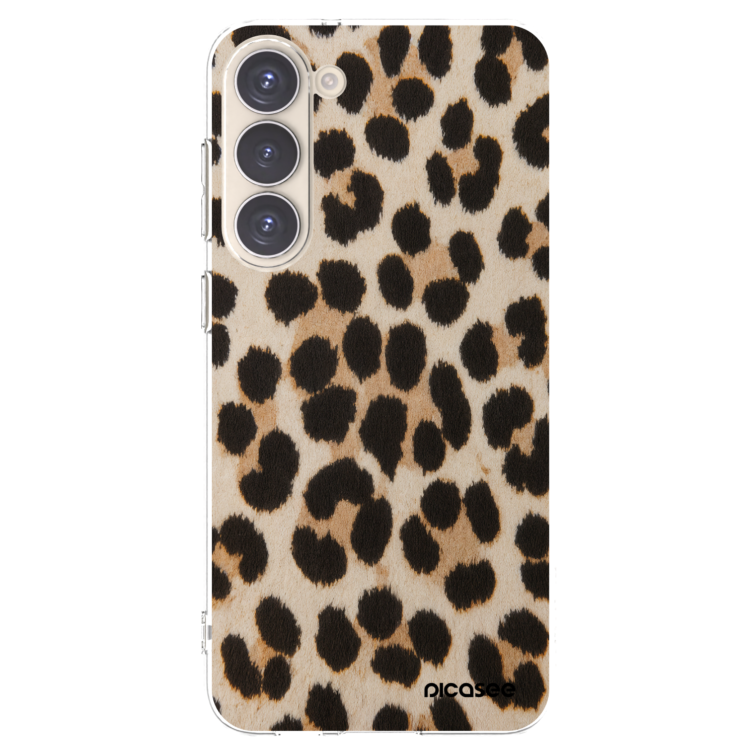 Picasee Samsung Galaxy S23+ 5G Hülle - Transparentes Silikon - Brown Tiger