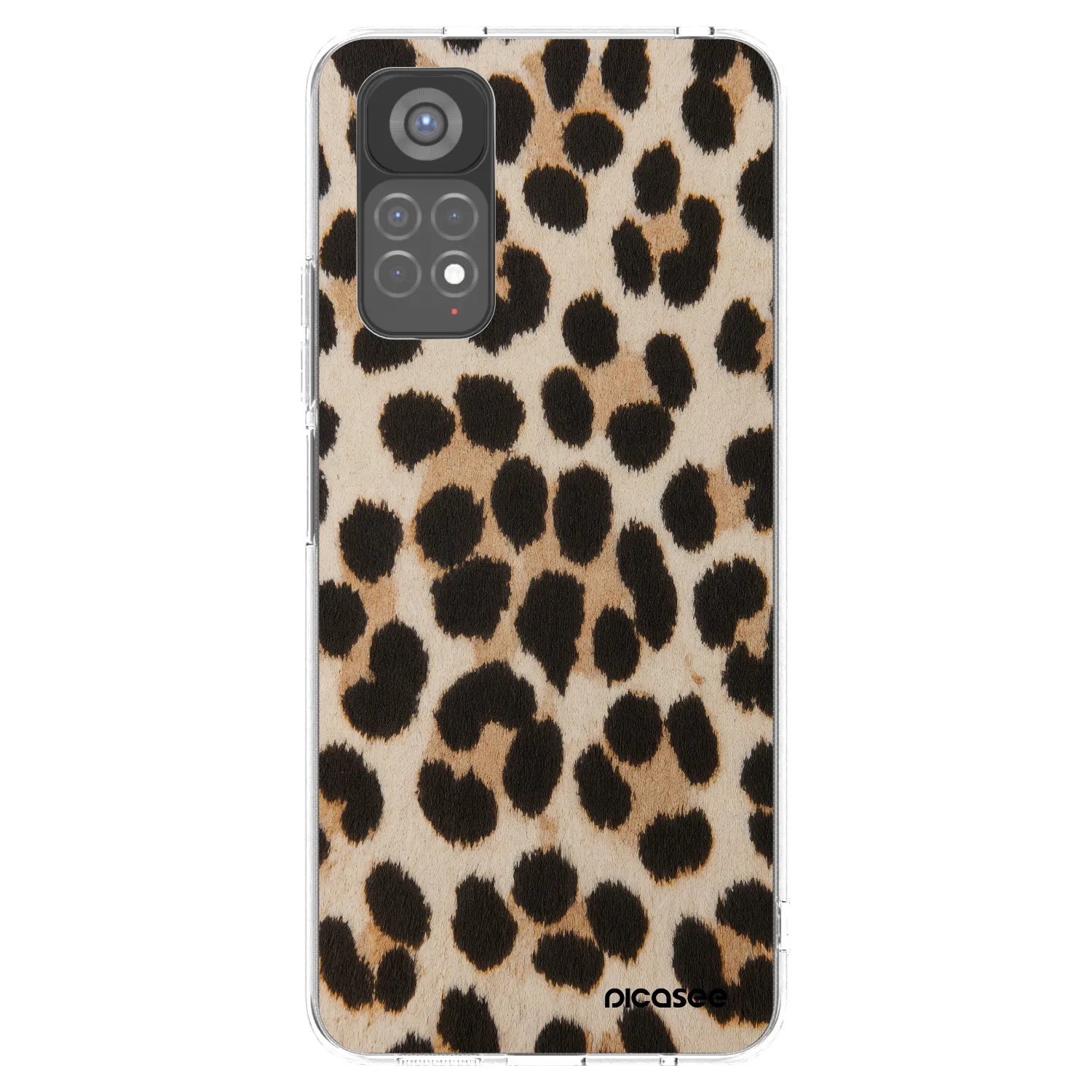 Picasee Xiaomi Redmi Note 11S 5G Hülle - Transparentes Silikon - Brown Tiger