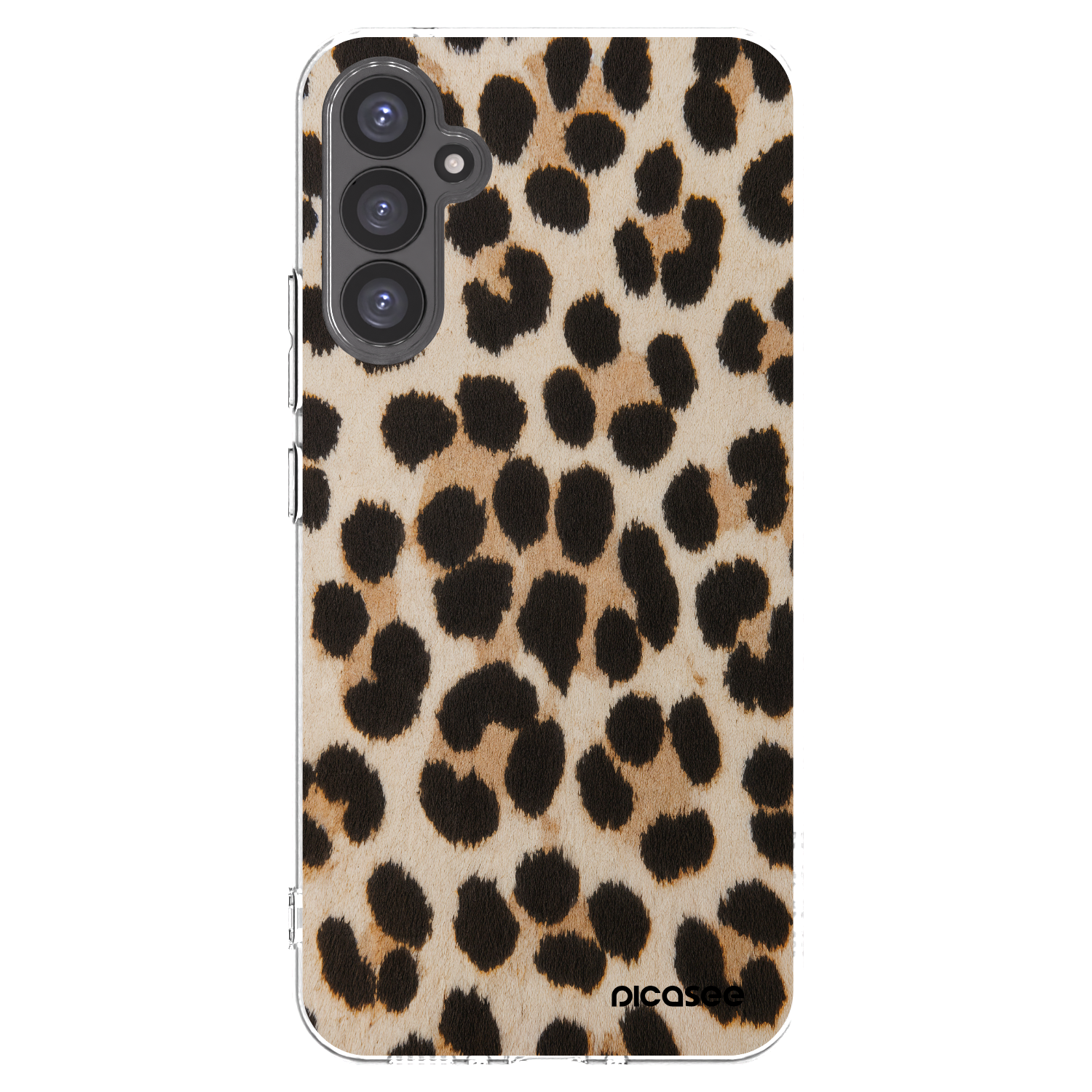 Picasee Samsung Galaxy A34 5G A346B Hülle - Transparentes Silikon - Brown Tiger