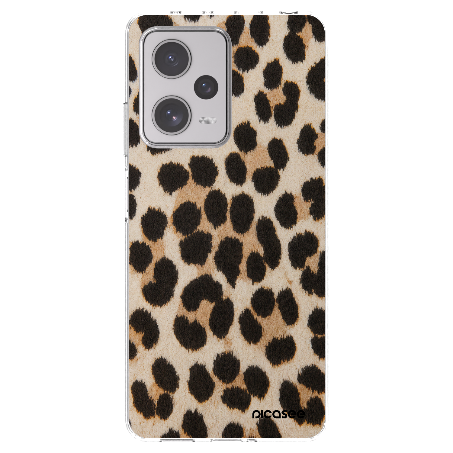 Picasee Xiaomi Redmi Note 12 Pro+ 5G Hülle - Transparentes Silikon - Brown Tiger