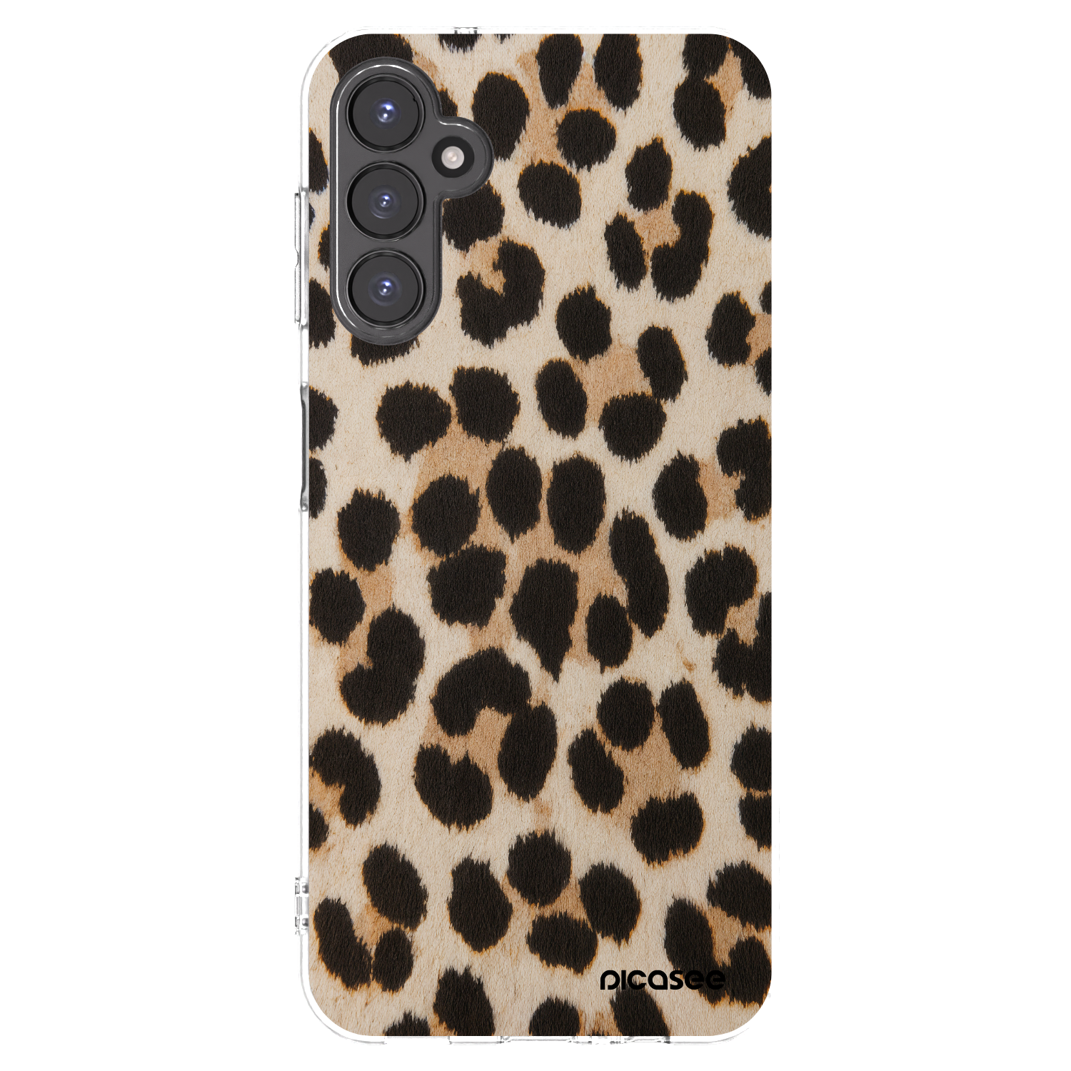 Picasee Samsung Galaxy A14 5G A146P Hülle - Transparentes Silikon - Brown Tiger