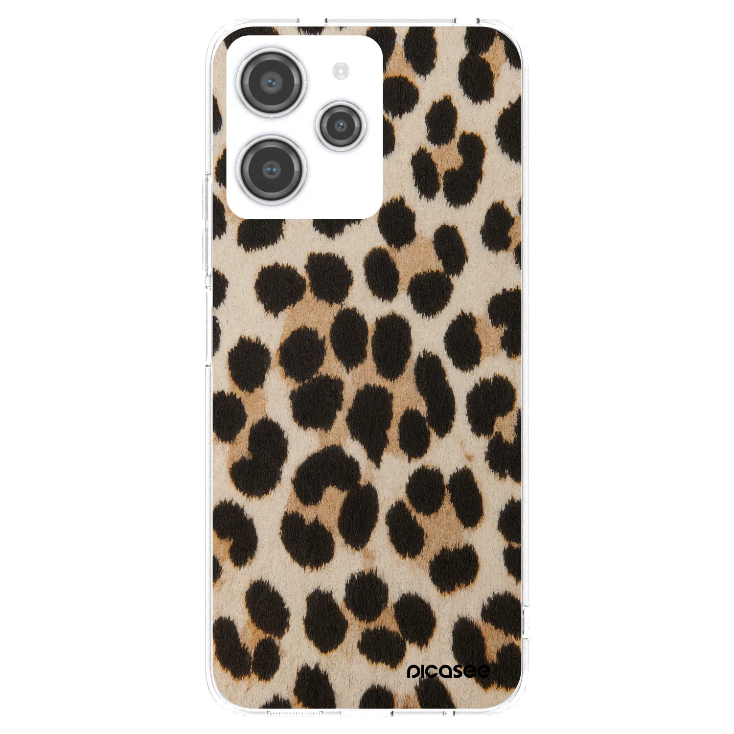 Picasee Xiaomi Redmi 12 4G Hülle - Transparentes Silikon - Brown Tiger