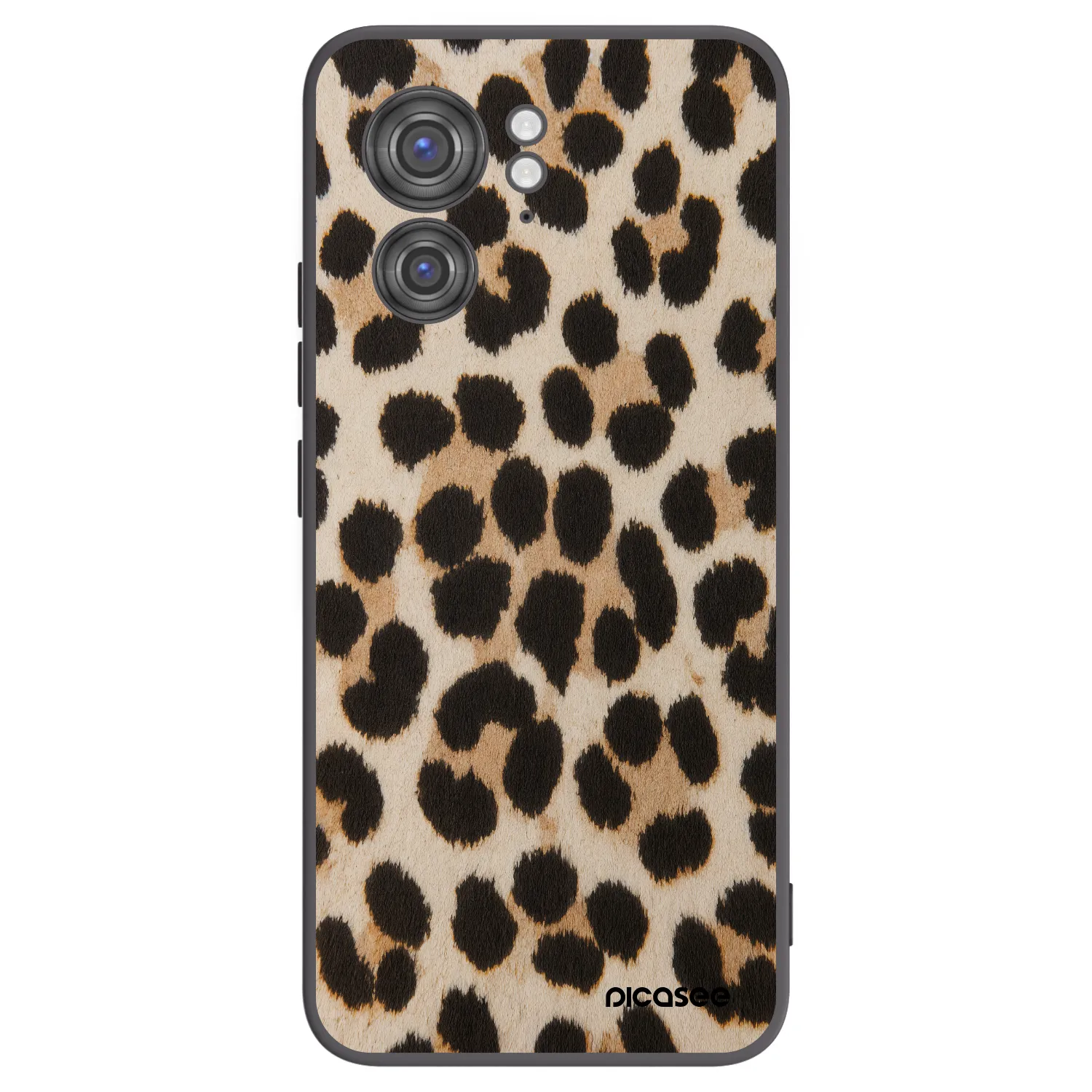 Picasee Motorola Edge 40 Hülle - Schwarzes Silikon - Brown Tiger