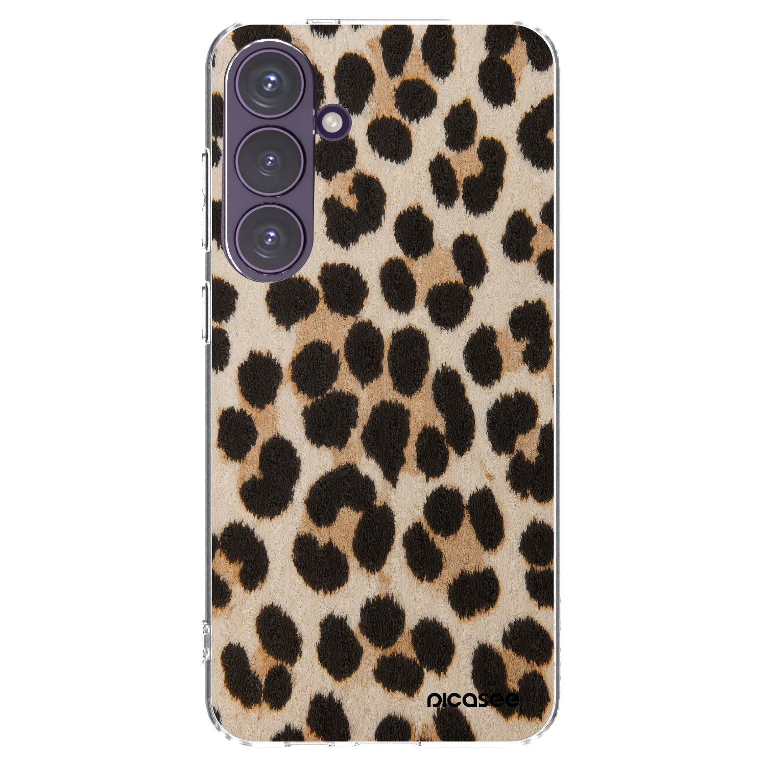 Picasee Samsung Galaxy S24+ S926B 5G Hülle - Transparentes Silikon - Brown Tiger