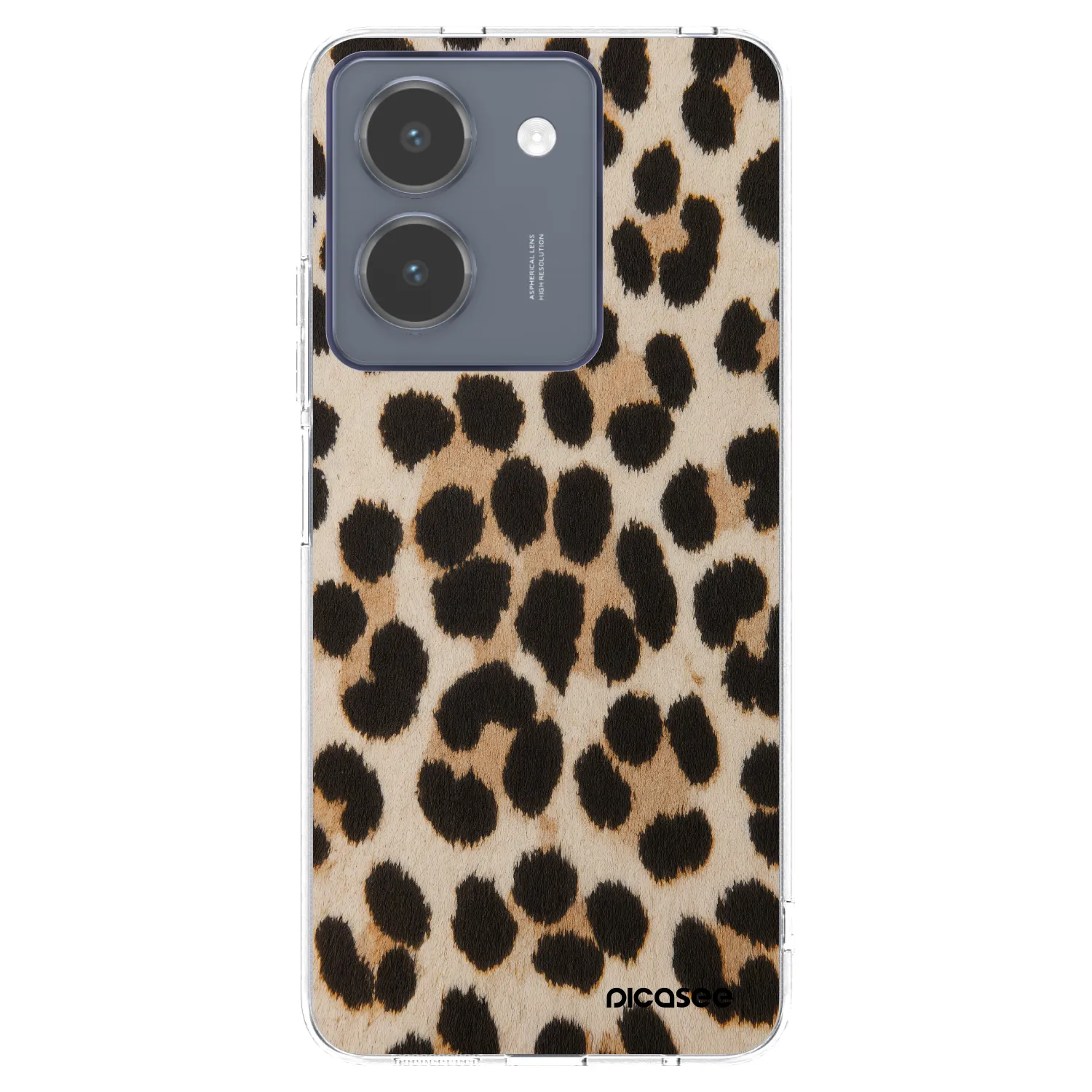 Picasee Vivo Y36 4G Hülle - Transparentes Silikon - Brown Tiger