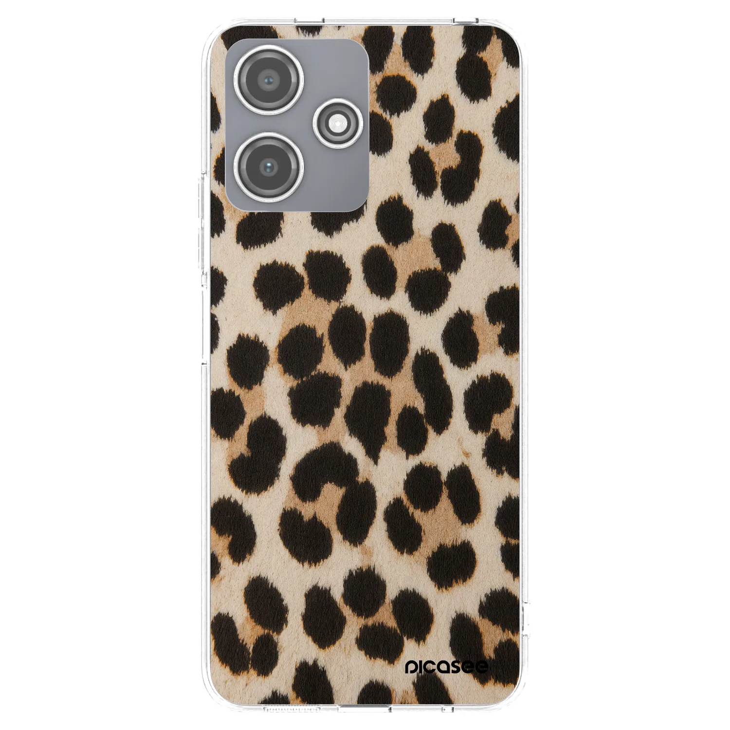 Picasee Xiaomi Redmi 12 5G Hülle - Transparentes Silikon - Brown Tiger