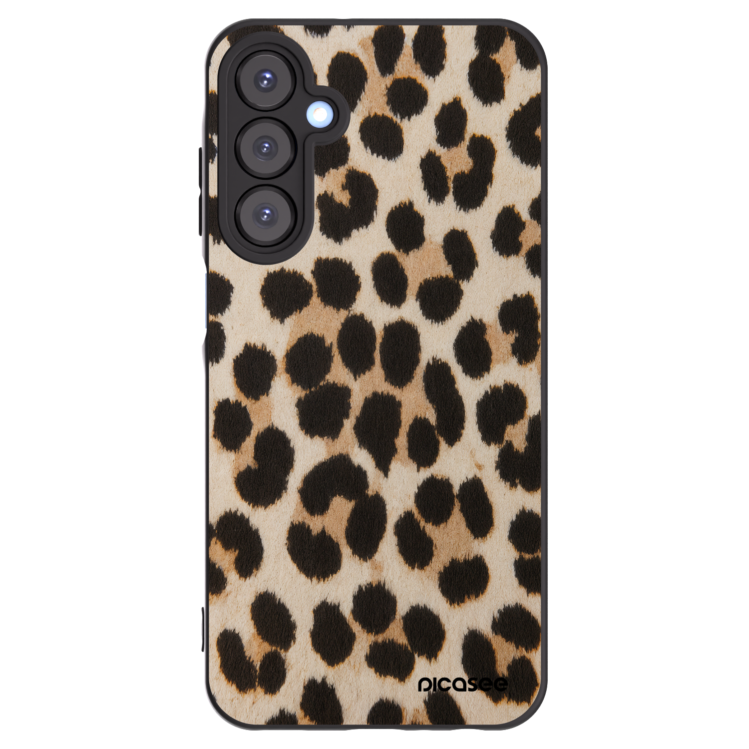 Picasee Samsung Galaxy A25 A256B 5G Hülle - Schwarzes Silikon - Brown Tiger