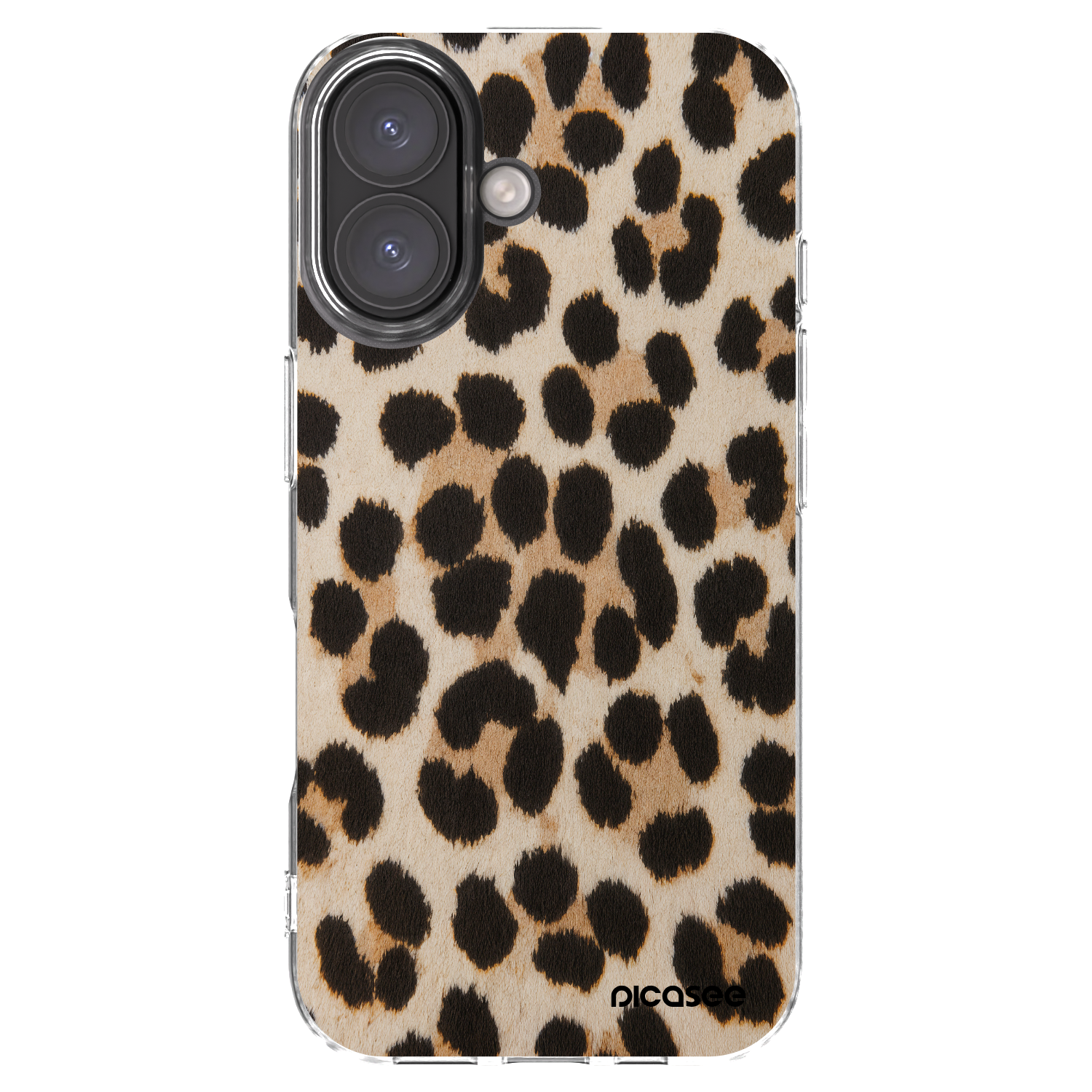 Picasee Apple iPhone 16 Hülle - Transparentes Silikon - Brown Tiger