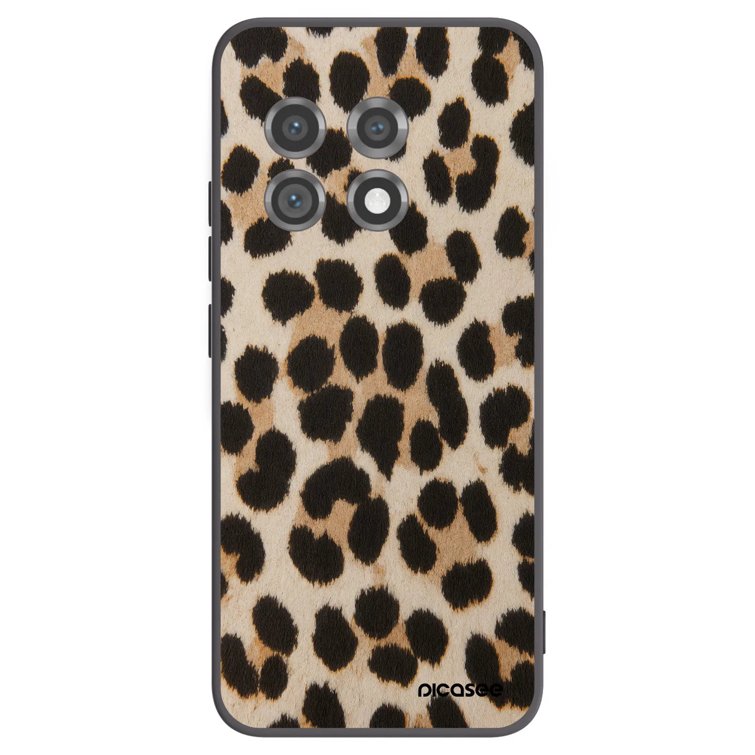 Picasee OnePlus 11 5G Hülle - Schwarzes Silikon - Brown Tiger